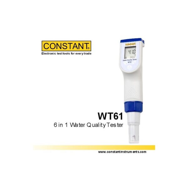 Alat Uji Kualitas Air 6 in 1 Water Quality Tester ( 3 Electroda : PH, Conductivity & ORP) Constant WT61-29002