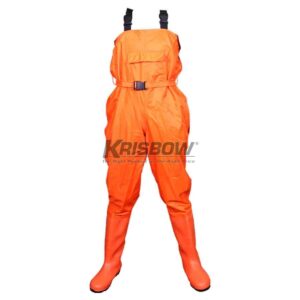 Chest Waders Orange XL (43-44) Krisbow 10120105-0