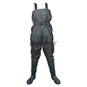 Chest Waders Green L (41-42) Krisbow 10120107-0