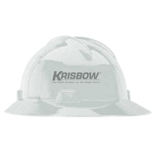 Helm Helmet Full Brim White Krisbow 10178981-0