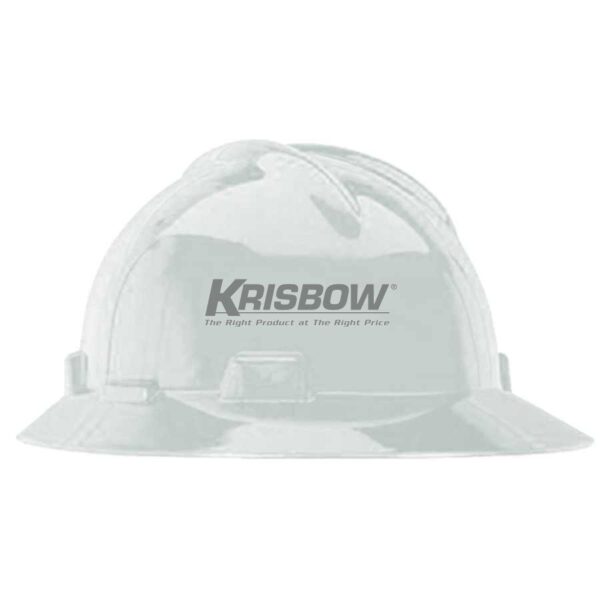 Helm Helmet Full Brim White Krisbow 10178981-29105