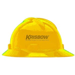 Helm Helmet Full Brim Yellow Krisbow 10178986-0