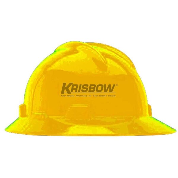 Helm Helmet Full Brim Yellow Krisbow 10178986-29107