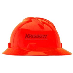 Helm Helmet Full Brim Red Krisbow 10178987-0