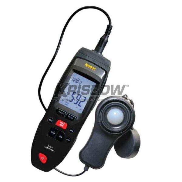 Light Meter LED 400,000 LUX Krisbow 10206578-29123