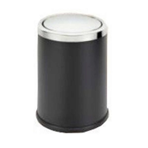 Tempat Sampah Dust Bin With Black Cover Round Room Krisbow-29560