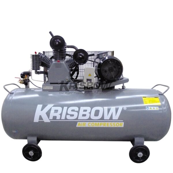 Compressor 5.5HP 340L 12BAR 380V 3PH Krisbow-29258