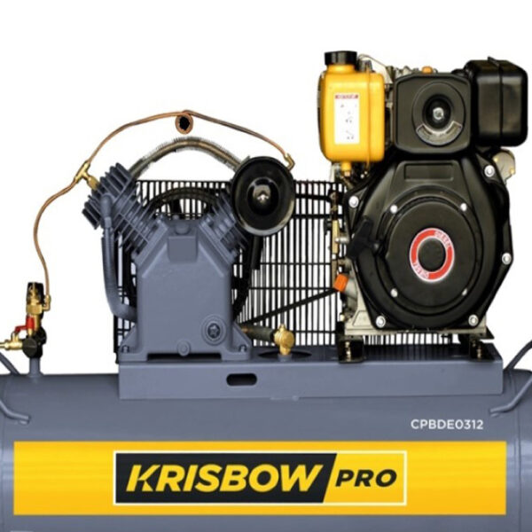 Compressor 5.5HP 340L 12BAR Diesel Krisbow-39770