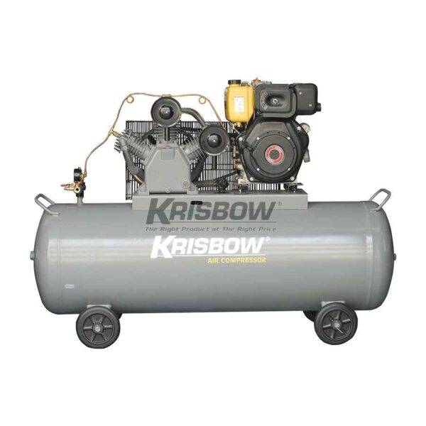 Compressor 7.5HP 420L 12BAR Diesel Krisbow-0