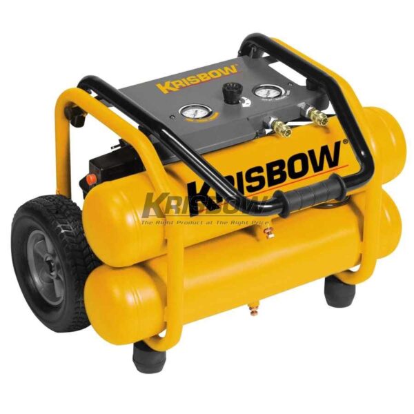 Compressor 2.5HP 10+10L 10BAR 1PHDRCT FN Krisbow-29250