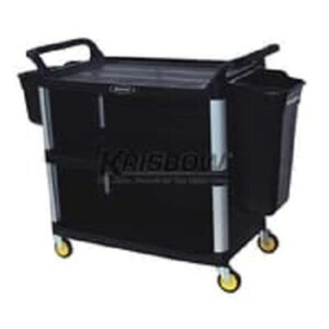 Troli Hitam Three Step Trolley Black With 2 Bucket Krisbow 10209061-0
