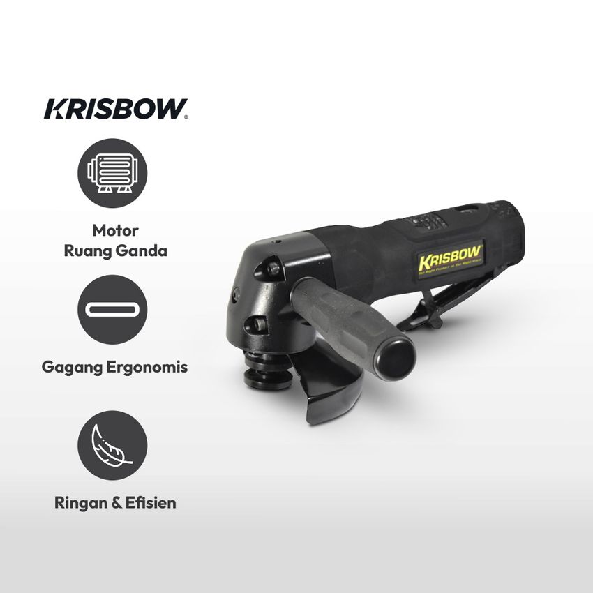 Mesin Gerinda Air Angle Grinder 4Inc 10000Rpm Krisbow - Image 4