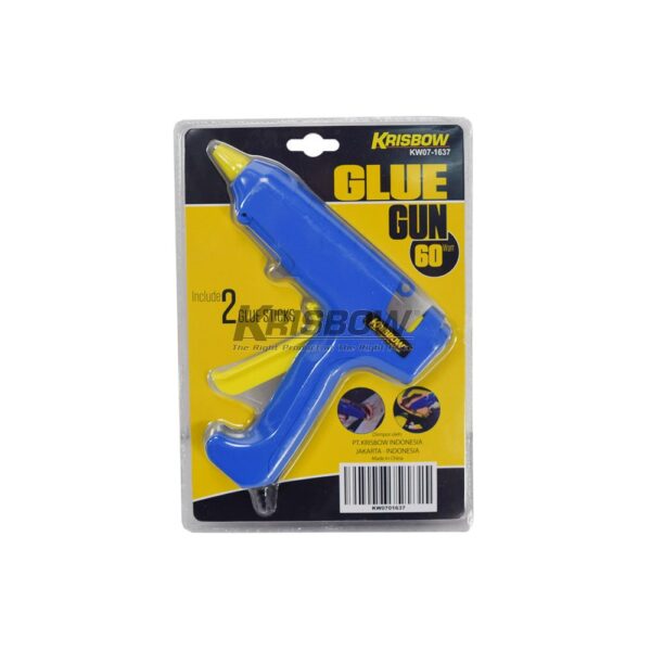 Lem Tembak Glue Gun 60W W/2 Glue Stick 11MM EG60 Krisbow-29578