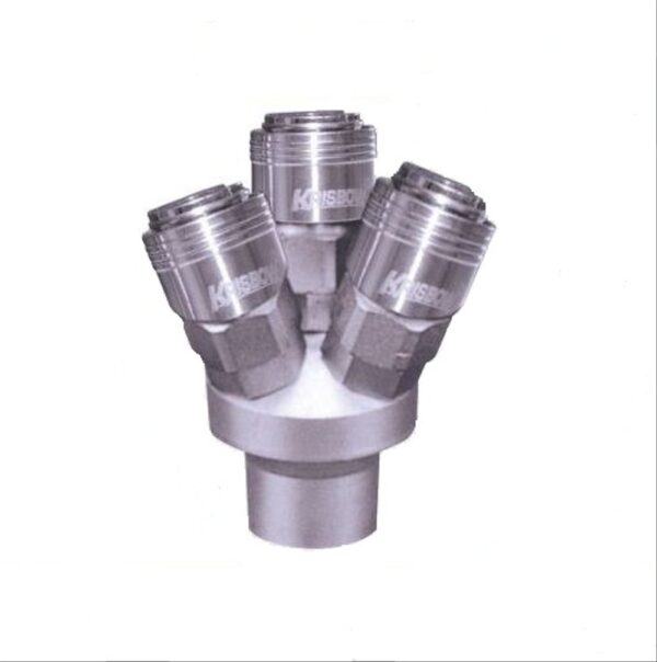Alat Perkakas Angin Multi Quick 3 Couplers 1/4in QC-3F (Pipe) Krisbow-29311