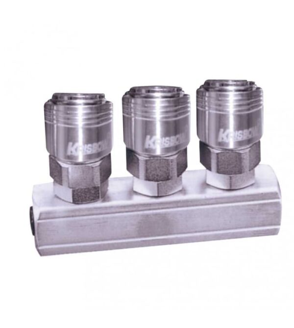 Alat Perkakas Angis Multi Quick 3 Couplers 1/4in QC-3J (Bar) Krisbow-0