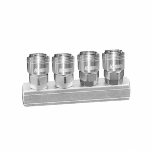 Alat Perkakas Angin Multi Quick 4 Couplers 1/4in QC-4J (Bar) Krisbow-0