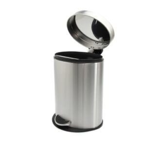 Tempat Sampah Waste Bin Oval Shape Matt 5L With Pedal Krisbow-0