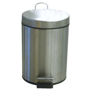 Tempat Sampah Waste Bin Round Matt 20 Liter With Pedal Krisbow-0