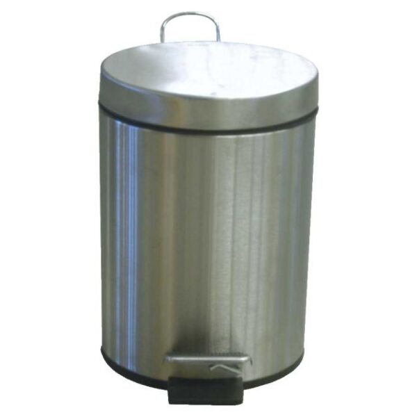 Tempat Sampah Waste Bin Round Matt 5 Liter With Pedal Krisbow-29596