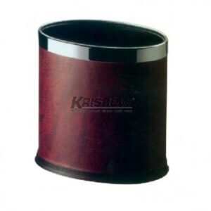 Tempat Sampah Dust Bin Red Oval Guest Room Krisbow-0