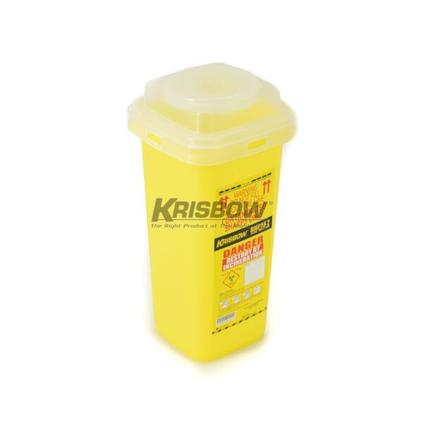 Tempat Sampah Medical Bin Biopak 1.63 L Krisbow-29749