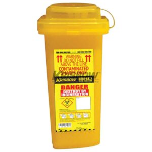 Tempat Sampah Medical Bin Biopak 1.63 L Krisbow-0
