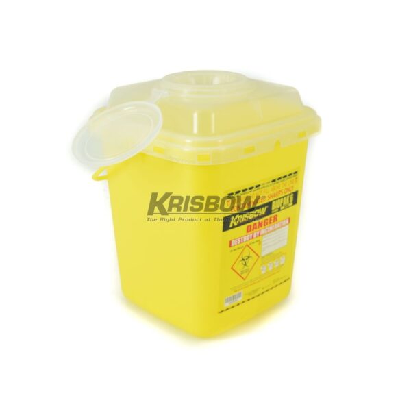 Tempat Sampah Medical Bin Biopak 6 L Krisbow-29752