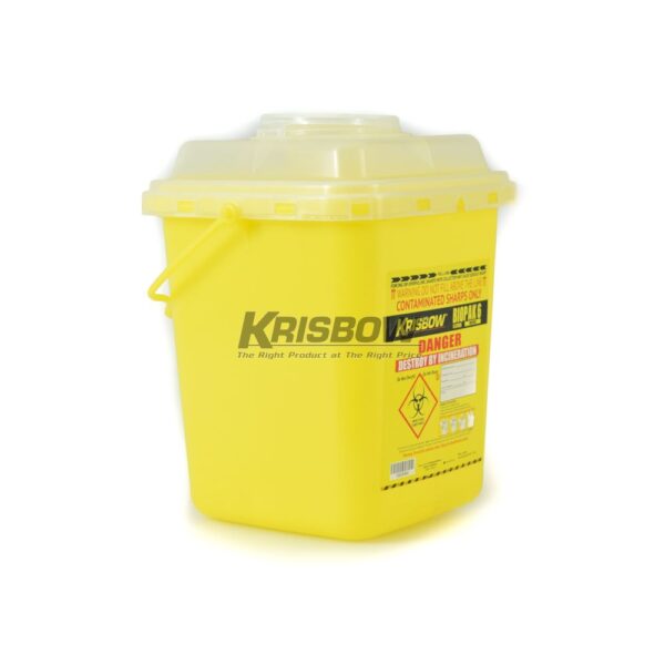 Tempat Sampah Medical Bin Biopak 6 L Krisbow-29753