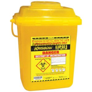 Tempat Sampah Medical Bin Biopak 6 L Krisbow-0