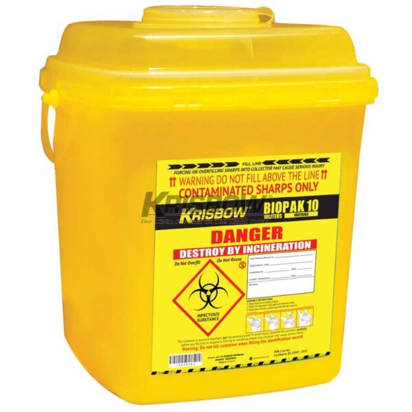 Tempat Sampah Medical Bin Biopak 10 L Krisbow-29755