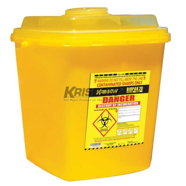 Tempat Sampah Medical Bin Biopack 20L Krisbow-0