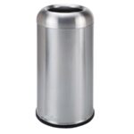 Tempat Sampah Dust Bin Round Stainless Steel Matt 38x80 cm Krisbow-0