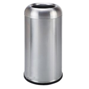 Tempat Sampah Dust Bin Round Stainless Steel Matt 38x80 cm Krisbow-0