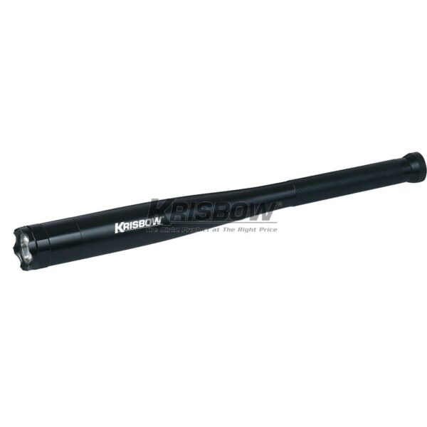 Senter Led Flaslight 300LM, 4XAA BAT Alumunium Krisbow-0