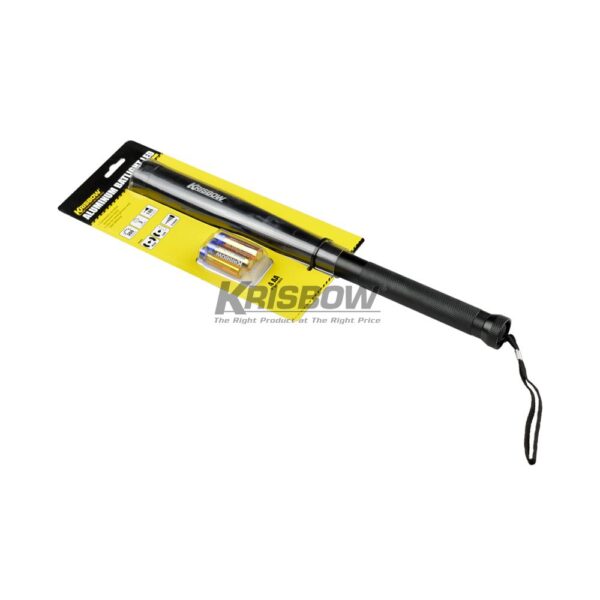 Senter Led Flaslight 300LM, 4XAA BAT Alumunium Krisbow-29787