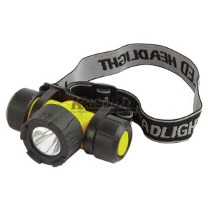 Senter Led Headlight 150LM,3XAAA & 3 Light Mode Krisbow-0