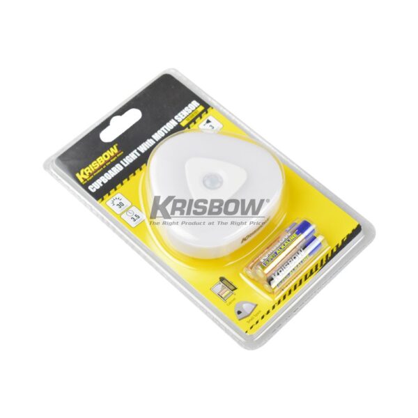 Senter Led Push Light 10LM, 3XAAA Motion Sensor Krisbow-29794
