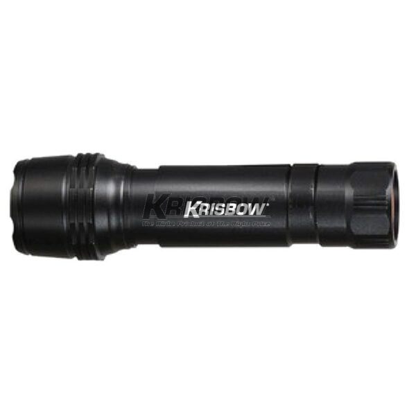 Senter Led Flaslight 150LM, 3XAAA Zoomable ALU Krisbow 10108198-0