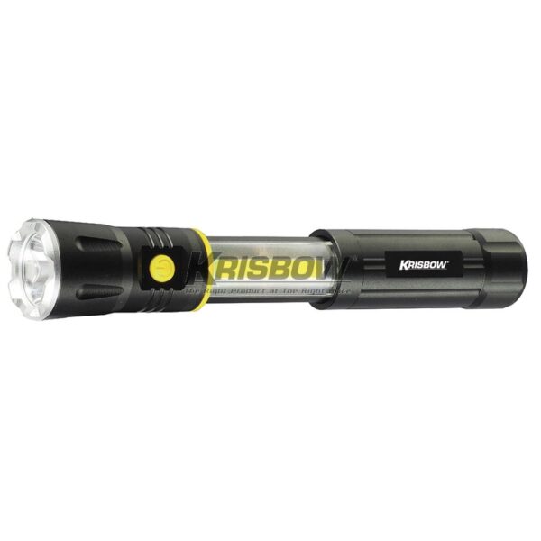 Senter Led Flaslight 150/300 LM, 4XAAA ALU Krisbow-0