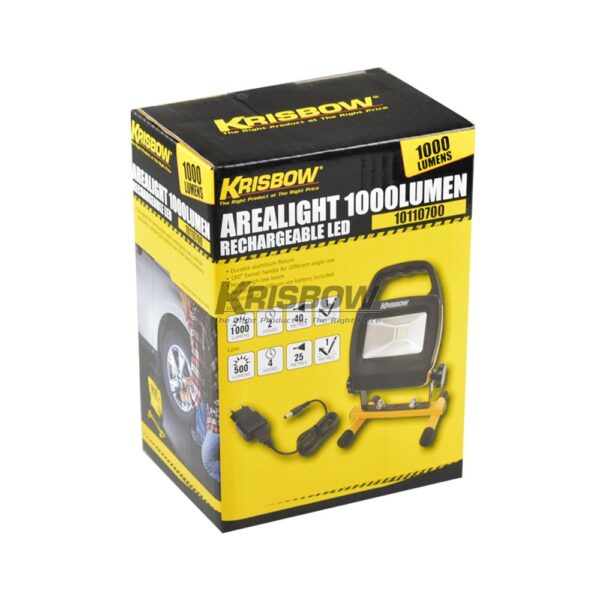 Senter Led Worklight 1000 LM Rechargeable Krisbow-29805