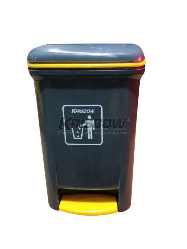 Tempat Sampah Dust Bin Grey 8L With Pedal Krisbow 10154256-29664