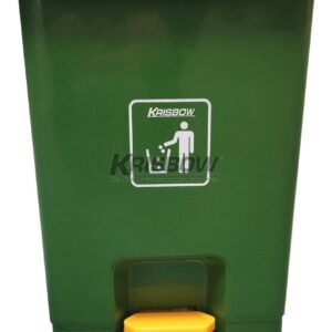 Tempat Sampah Dust Bin Green 15L With Pedal Krisbow-0