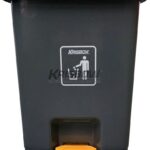 Tempat Sampah Dust Bin Grey 15L With Pedal Krisbow-0