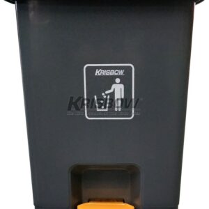 Tempat Sampah Dust Bin Grey 15L With Pedal Krisbow-0