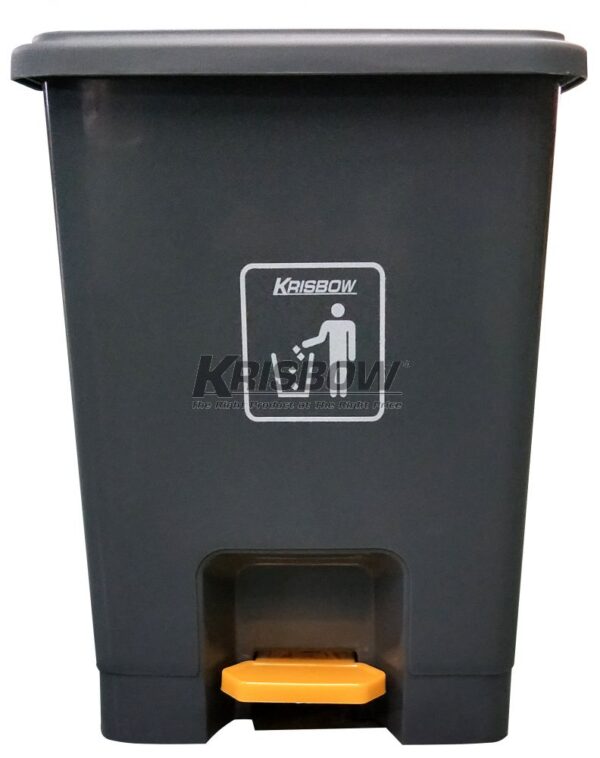 Tempat Sampah Dust Bin Grey 15L With Pedal Krisbow-29670