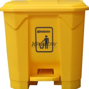 Tempat Sampah Dust Bin Yelow 30L Pedal And Yelow Cover Krisbow-0