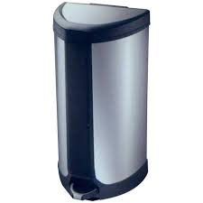 Tempat Sampah Waste Bin Half Round Matt 25 Lite With Pedal Krisbow-0