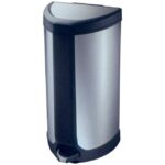 Tempat Sampah Waste Bin Half Round Matt 35 Liter With Pedal Krisbow-0