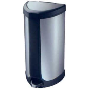 Tempat Sampah Waste Bin Half Round Matt 35 Liter With Pedal Krisbow-0