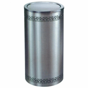 Tempat Sampah Dust Bin Round Stainless Steel 30xH65cm Krisbow-0